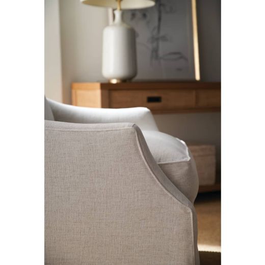 Picture of Quick Ship Kara Swivel Chair in Nomad Snow